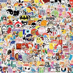 302PCS Cartoon Stickers, Vinyl Waterproof Stickers for Laptop,Bumper,Skateboard,Water Bottles,Computer,Phone,Cartoon Anime Stickers for Kids Teens Adult