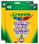 Crayola 2pk Bundle of Coloured Pencils, 48 Count