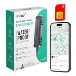 Onelap LocoShield™ 2025 Waterproof GPS (4G SIM + Remote Engine Lock Compatible) - IP67 Wired GPS Tracker for Bike, Car etc | Bike Wash Protect | Plug & Play | Engine On/Off Alerts | 1 Year Mobile App
