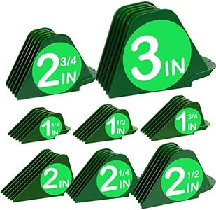 3 Inch Large Clipper Guards, XL Clipper Guards with 8 Cutting Lengths from 3in & 2.75in & 2.5in & 2.25in & 2in & 1.75in & 1.5in & 1.25in Fits Most Wahl Full Size Hair Clippers (8pcs Green 3 Inch)
