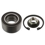 febi bilstein 19213 Wheel Bearing Kit with axle nut and circlip, pack of one