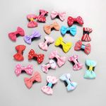 Diversa 12 Pcs Baby Hair Clips Bows for Girls Mini Fully Lined Baby Bows Grosgrain Ribbon 1.2" Tiny Hair Bows Clips for Baby Girls Infant Fine Hair 12PCS (6 Colors in Pairs)