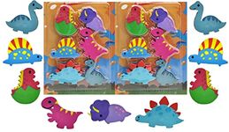 FunBlast Erasers for Kids in Different Shapes – Stationery Gift for Kids, Eraser for Children School Kids/Birthday Return Gift for Children (Multicolor) (Dinosaur eraser)