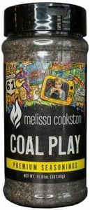 Melissa Cookston MC00208 Coal Play BBQ Rub, 16 oz. - Quantity 12