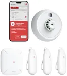 X-Sense Wi-Fi Hygrometer Thermometer Indoor, Temperature & Humidity Monitoring with App Alerts, 3 Sensors & 1 Base Station and Heat Alarm XH02-M