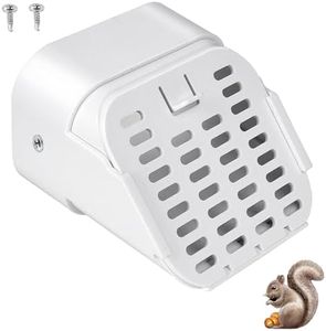 Kisotay 3"x4" Type-A Gutter Downspout Extensions, Removable Downspout Diverter, Gutter Splash Guard, Outlet Filter & Leaf Guard for Bottom of Downspouts(White)