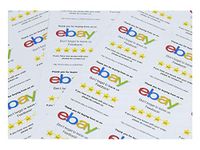 Label Metrics - Personalised Ebay "Thank You" / " Reminder Labels/Stickers. 12 per Sheet! (10 Sheets)