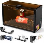 3IDEA Twotrees TS5 7W Laser Engraving Machine, with Rotary Laser Roller 4 in 1, Laser Case, Cylinder for Engraved Cups, Engraving Area 249×123×123mm