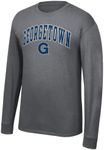 Top of the World NCAA Georgetown Hoyas Long Sleeve Shirt Arch, Dark Heather, Size Large