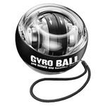 TOPTHEROAD Gyro Ball for Exercises, Wrist Trainer with Ergonomic Gyro for Strengthening Fingers, Wrist and Forearm