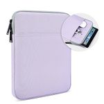 9-11 inch Tablet Sleeve Case for Fire Max 11 Tablet/Kindle Fire HD 10 Plus 10.1", iPad Pro M4 11-in, iPad Air M2, 10.2 10.9 iPad, 10.5 iPad Air, Galaxy Tab A9+ Plus, Fit Apple Magic Keyboard -Purple