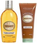 L'Occitane Almond Shower Bliss Set For Nourishment & Shower Scrub & Shower Oil