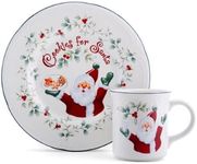Pfaltzgraff Winterberry "Cookies And Milk For Santa" Set