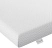 Vesgantti 4 Inch Memory Foam Mattress Topper Double, Gel & Bamboo Charcoal Infused Bed Topper for Cooling Sleep & Pressure Relieving, with Washable Cover-135 x 190 x 10CM