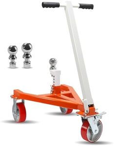Heavy Duty Trailer Dolly, Portable Trailer Mover with 2" & 2-5/16" Ball