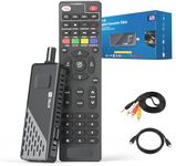 TIMBOOTECH Digital Converter Box for TV, Play, Record & Pause ATSC TV Tuner Stick, Support USB Multimedia & Hard Drive, 1080P HD HDMI & AV Output, DVR, Timer Setting, EPG, 2-in-1 Learning Remote