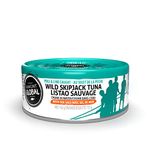 Raincoast Trading Global Wild Skipjack Tuna Sea Salt Wild-Caught Pole and Line Certified Sustainable High Protein Keto Friendly No Preservatives No Added Oil - Case of 12 142g