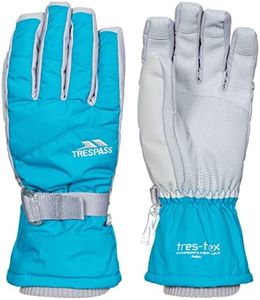 Trespass Vizza II, Marine, XL, Waterproof Padded Gloves for Women, X-Large, Blue