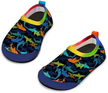 Apolter Baby Boys and Girls Swim Water Shoes Barefoot Aqua Socks Non-Slip for Beach Pool Toddler