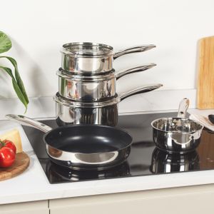 Russell Hobbs 5-Piece Pan Set – Non-Stick Cookware Set