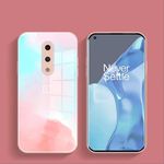 MILLION CASES® Back Cover Case for OnePlus 6 Soft Flexible TPU Shockproof Protective Colorful Wave Glass(Summer Lotus)