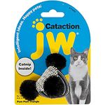 JW Cat Action Triangle Pom Pom Toy