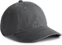 FURTALK Toddler Baseball Hat Kids Boys Girls Adjustable Washed Cotton Baseball Cap Grey