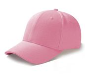 ASD Accessories Men's Women's Baseball Classic Caps, Men Women Unisex Adjustable Baseball Caps (UK, Alpha, One Size, Pink)