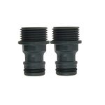 Divine Tree 1/2 inch Male Threaded Tap Connector Male Watering Fittings for Threaded Faucet Adapter Quick Connector for Garden Hose Pipe and Garden Nozzle Pack of 2