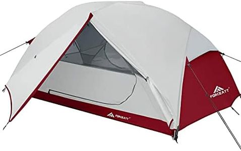 Forceatt Backpacking Tent 2 Person, Professional Waterproof & Windproof & Pest Proof 2 Doors Lightweight Camping Tent, 3-4 Seasons, Easy Set Up, Great for Camping, Hiking & Outdoor.