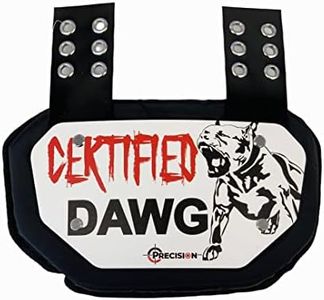 Precision Back Plate - Rear Protector Lower Back Pads for Football Players (Certified DAWG)
