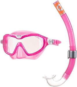 AQUA LUNG Mix Combo Children's Snorkel Set Pink/White S