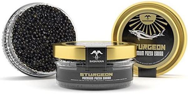 OVERNIGHT GUARANTEED! Premium STURGEON Caviar - 2oz Jar