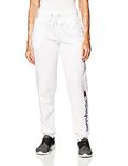 Champion Women's Powerblend Jogger, White-Y07459, Small