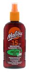 Malibu Sun SPF 15 Bronzing Tanning Argan Oil Spray with Medium Protection, Water Resistant, Tropical Scent, 200ml