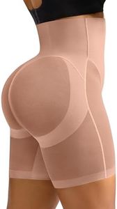 SHAPELLX Plus Size Shapewear for Women Butt Lifting Shorts Tummy Control High Waist Shaping Body Shaper Panties