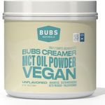 BUBS Naturals MCT Oil Powder - Medium Chain Triglycerides - Keto Vegan & Paleo Friendly - Healthy Coconut Fats + Low Carb - Dairy-Free Energy Source - Perfect for Coffee, Protein Shakes & Baked Goods