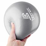 Beenax 23cm Soft Pilates Ball - 9 Inch Exercise Ball, Mini Barre Ball, Gym Ball - Perfect for Yoga, Pilates, Core Training, Physical Therapy and Balance (Home & Gym & Office)