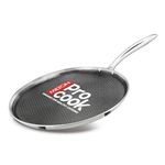 Milton Pro Cook Induction Cookware & Gas Stove Friendly Triply Stainless Steel Hexa Tech Omni Tawa 30cm | 3.5mm Thick | Greblon C3+ Coating Non Stick Dosa Tawa | PFOA-Free | Sturdy Handle |3Y Warranty