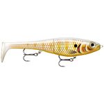 Rapala Unisex Adult X-Rap Peto Fishing Lure Artificial Bait with Soft Fishtail Freshwater Spinning Bait Running Depth 0.5-1m Fishing Lure 14 cm Made in Estonia Pearl Ghost Gold 14 cm / 39 g