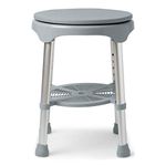 Medline Padded Swiveling Bath Stool G2-300KRPX1 White