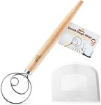 Danish Dough Whisk Bread Mixer - Hook Dutch Pizza Dough Making Bread Mixer Whisk Hooks Accessories Wisks