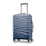 American Tourister Cascade Hardside Expandable Luggage Wheels, Slate Blue, 20-Inch Spinner