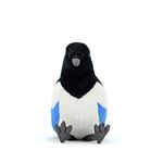 Simulation Magpie Plush Toy, Soft Realistic Cute Plush Stuffed Animal Toy Magpie 7.87inch Funny Birds Home Decor Children's