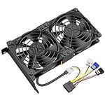 GDSTIME Graphic Card Fans, Graphics Card Cooler, Video Card VGA Cooler, PCI Slot 2 x 90mm 92mm Fans