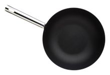 MasterClass Professional Non-Stick Carbon Steel Induction-Safe Wok, 24 cm (9.5")