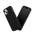 RhinoShield Case Compatible with [iPhone 13/14] | SolidSuit - Shock Absorbent Slim Design Protective Cover with Premium Matte Finish 3.5M / 11ft Drop Protection - Carbon Fiber