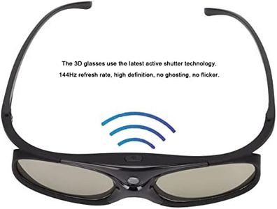 Vikye 144Hz 3D Glasses, 2Pcs DLP LinK 3D Active Shutter Glasses LCD Lens 3D Projector Glasses for 3D DLP Orojectors, VIKYER2ICVPQXEG