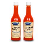 Newtrition Plus Redefining Nutrition Sugar Free Orange Mixer Syrup - Pack of 2 (500 ml each) - Zero Calorie, Diabetic Friendly, Keto Friendly