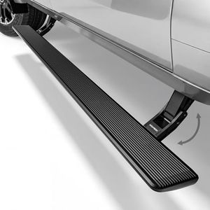 WOLFBOX Power Running Boards for Tundra Crew Max 2022-2026, Automatic Electric Retractable Side Steps with LED Lights, Plug-N-Play Waterproof Motor